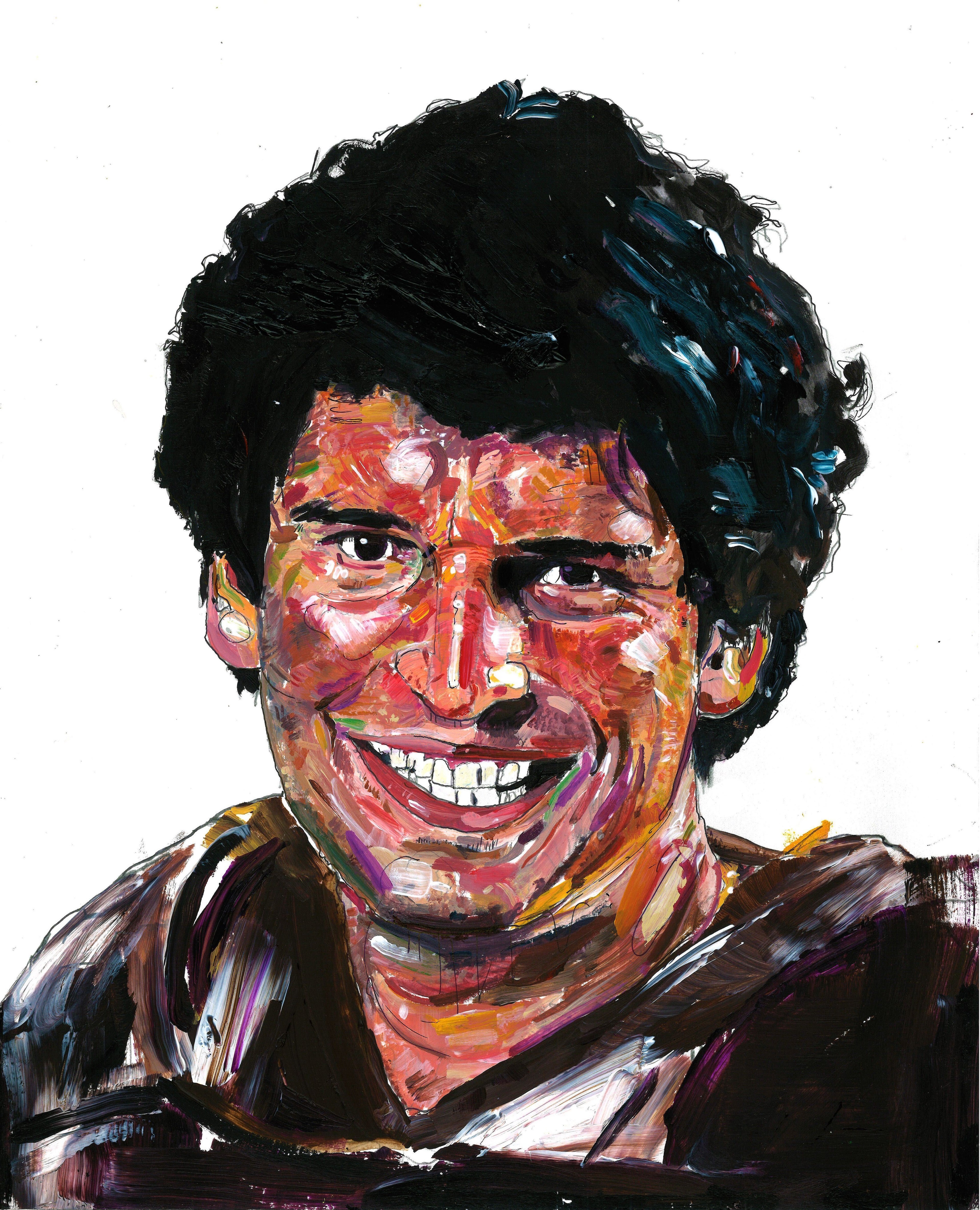 Limited Autographed Bernie Kosar Print by Jihad Dennis